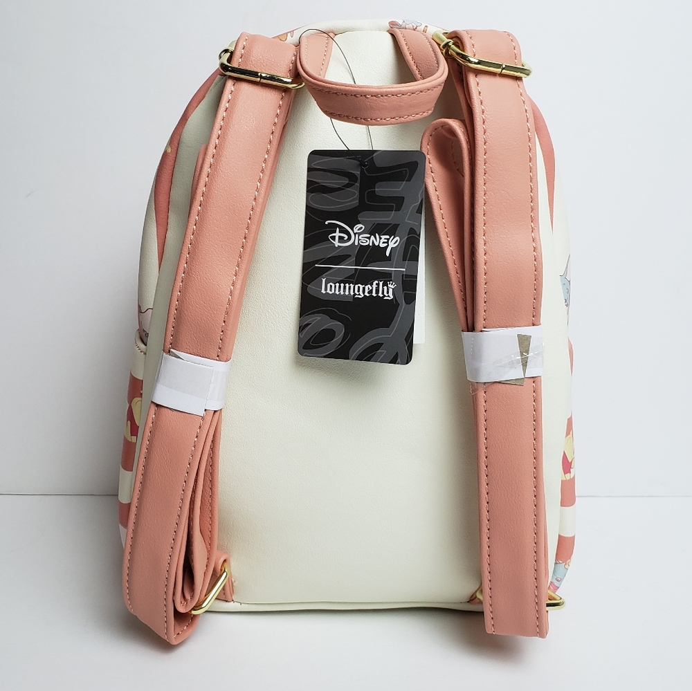 Loungefly Disney Best Friends Stripe Mini Backpack - Picture 6 of 7